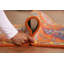 Orange Traditional Indian Runner Rug 3x10