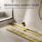 Majesta 36" Brushed Gold linear grid drain-126309780