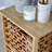 Almeer 3 Rattan Drawer Bamboo Storage Unit
