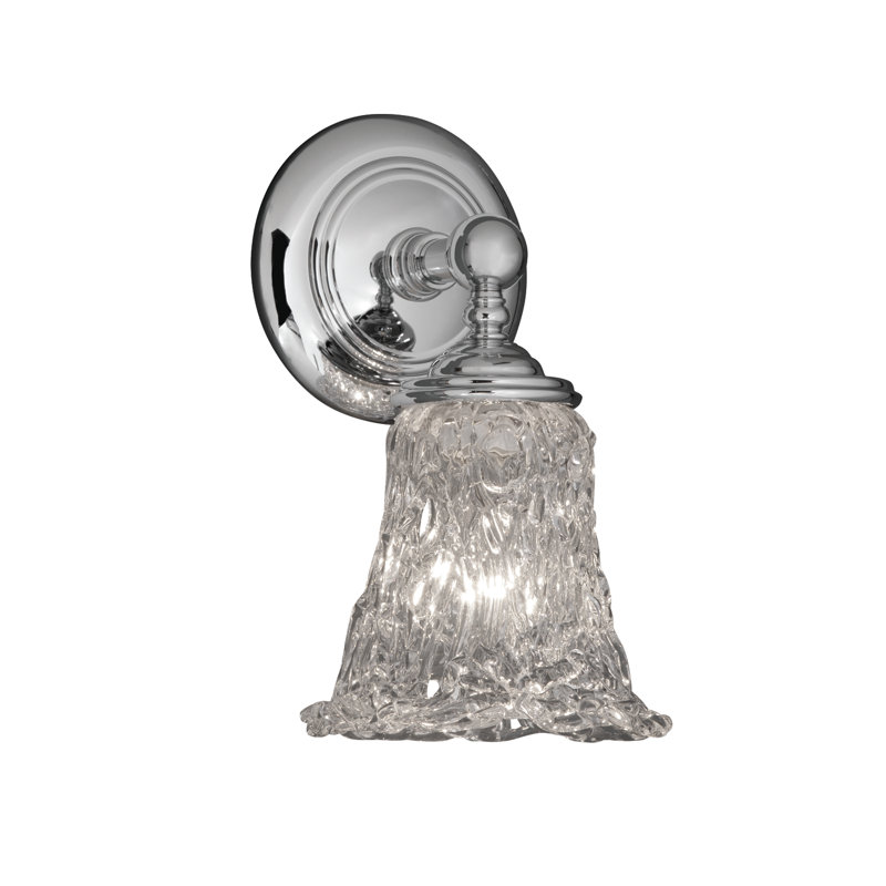 Leroux Armed Sconce, Polished Chrome