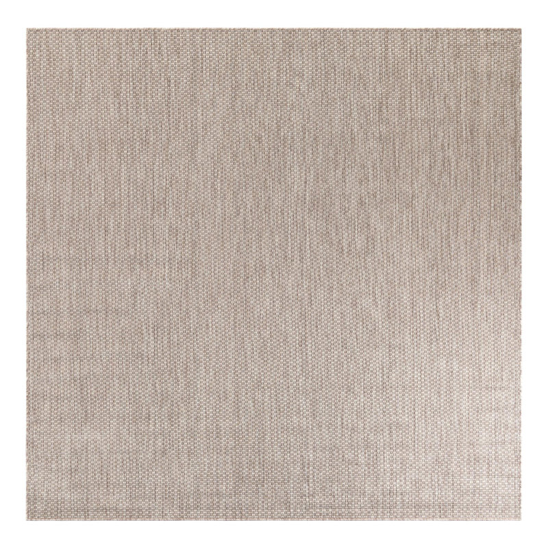 Tapis beige Bembry, Beige, Carré 7 pi 10 po