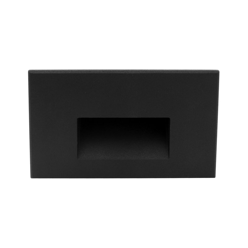 Integrated LED Metal Step Light (Transformer Included), Black