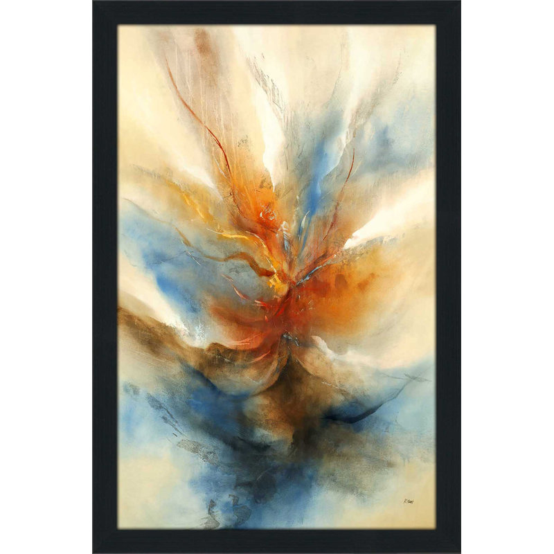 Citrina I - Peinture, Cadre espresso, H 39,5 po x l 27,5 po x P 0,75 po