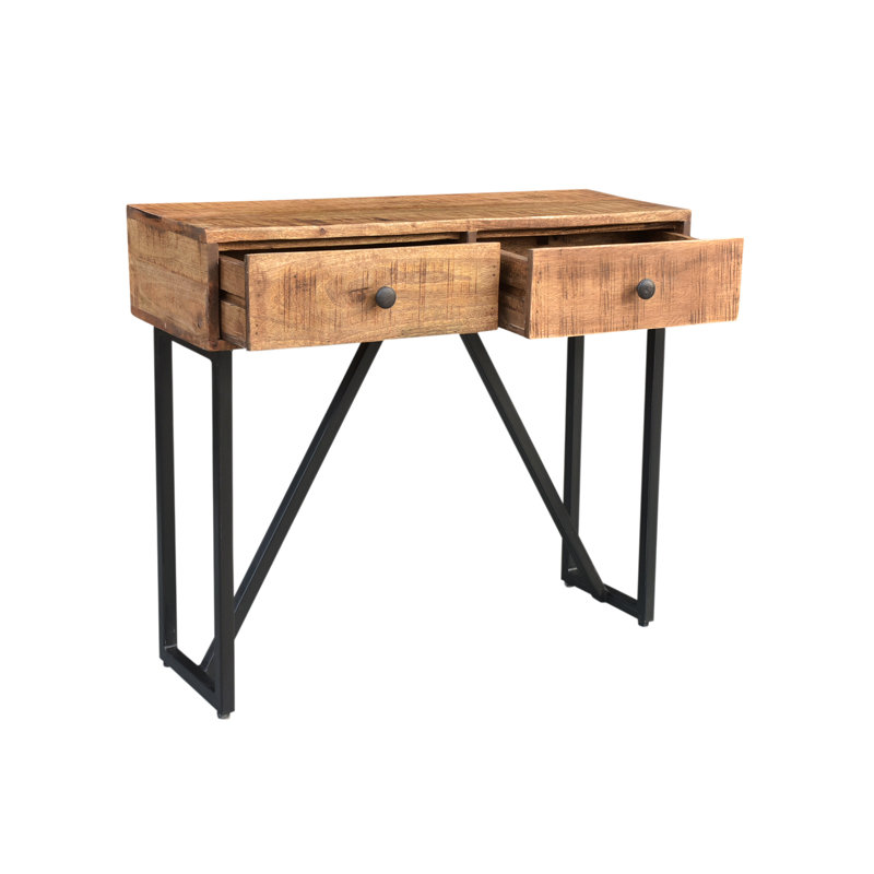 Aigul 36'' Solid Wood Top Console Table