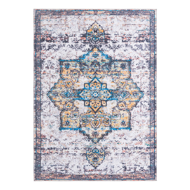 Hyler Moroccan Indoor Rug, Rectangle 7'3" x 10'