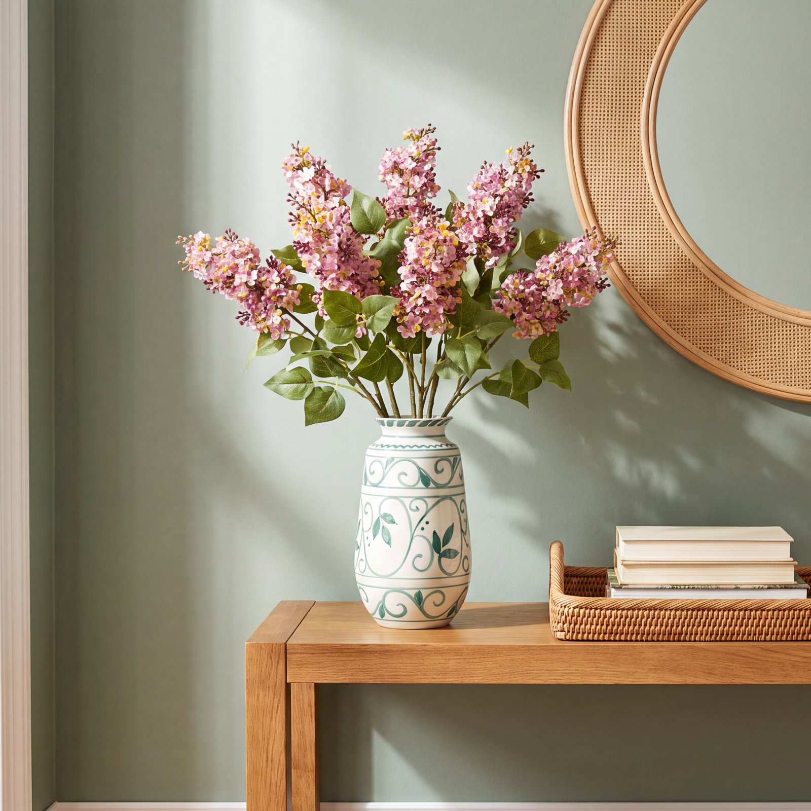 Lilac Floral Stems, Pink