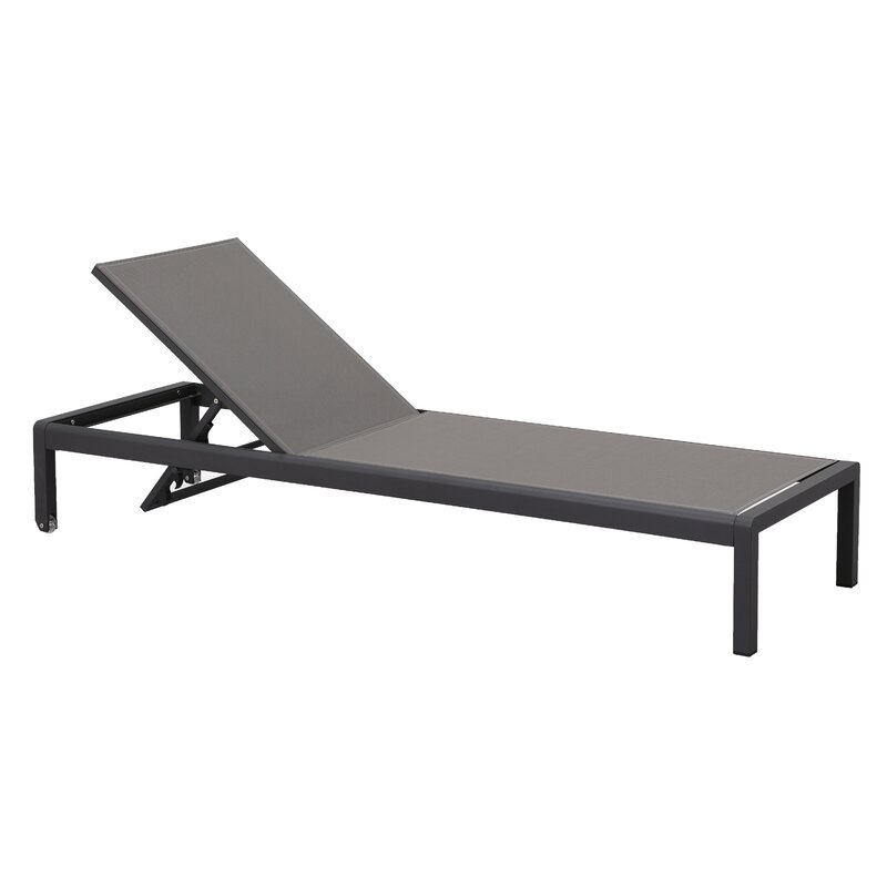 Meelano Reclining Chaise Lounge & Reviews | Wayfair