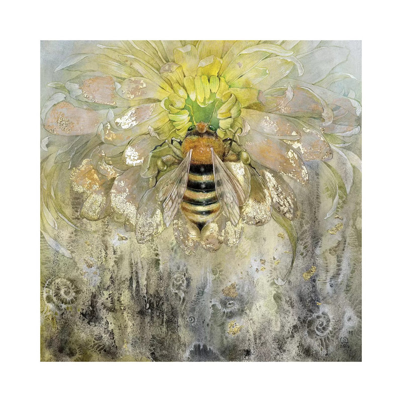 Bee by Stephanie Law - Wrapped Canvas Painting