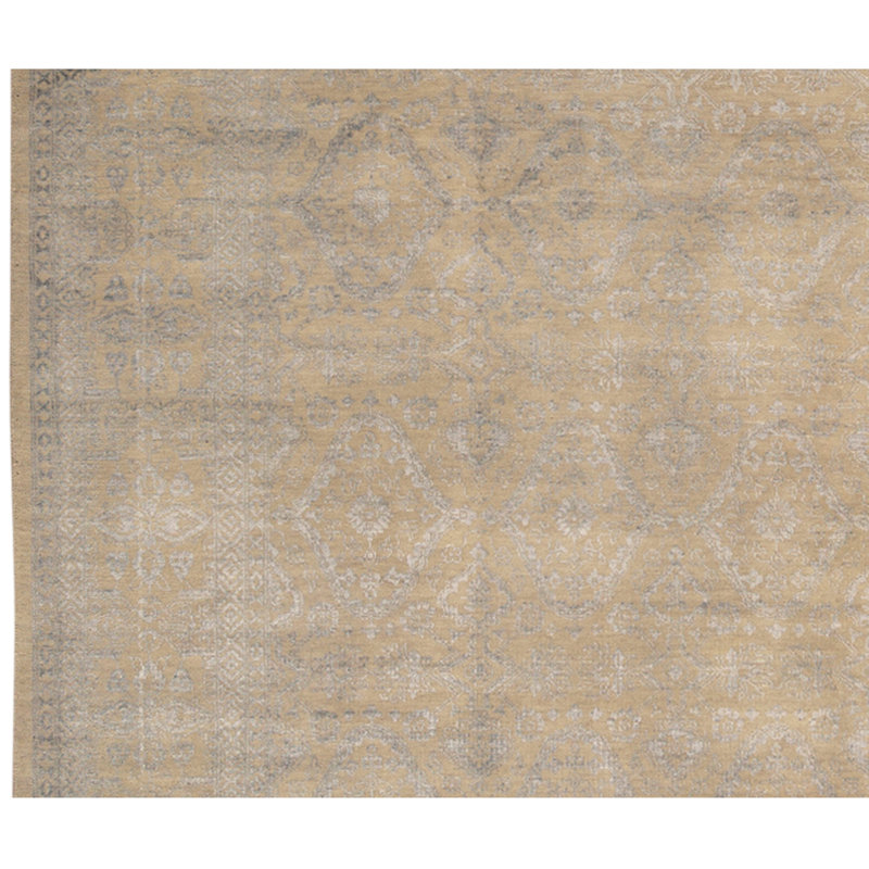 Tapis rectangulaire noué à la main