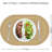 Reversible Placemats For Dining Table - Set Of 6, Gray & Tan
