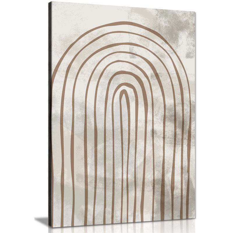 Arch Line - Wrapped Canvas Print, 31cm H x 20cm W x 1.8cm D
