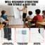 61×91.5 cm Magnetic Dry‑Erase Flip Chart Easel, Height‑Adjustable Tripod Stand Whiteboard with Markers, Eraser & Magnets for Office, School, Home