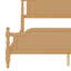 Structure de lit en rotin de style traditionnel-751117840-751117871