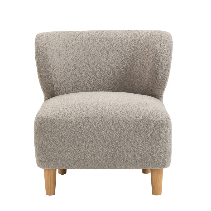 Jann 74cm Wide Bedroom Chair, Grey