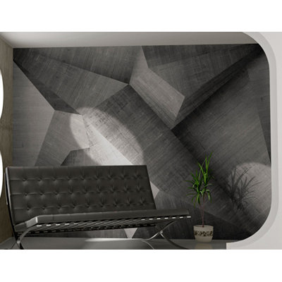 Abstract Concrete Blocks 1.93m x 250cm Wallpaper