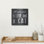  «All You Need Cat» par Erin Clark, art mural en métal, 24 po x 24 po