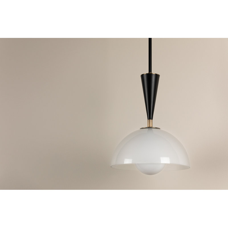 Payson 1 Light Pendant, 15.75" H x 12" W x 12" D
