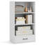 Nobumitsu 48'' H x 24'' W Standard Bookcase-381972879