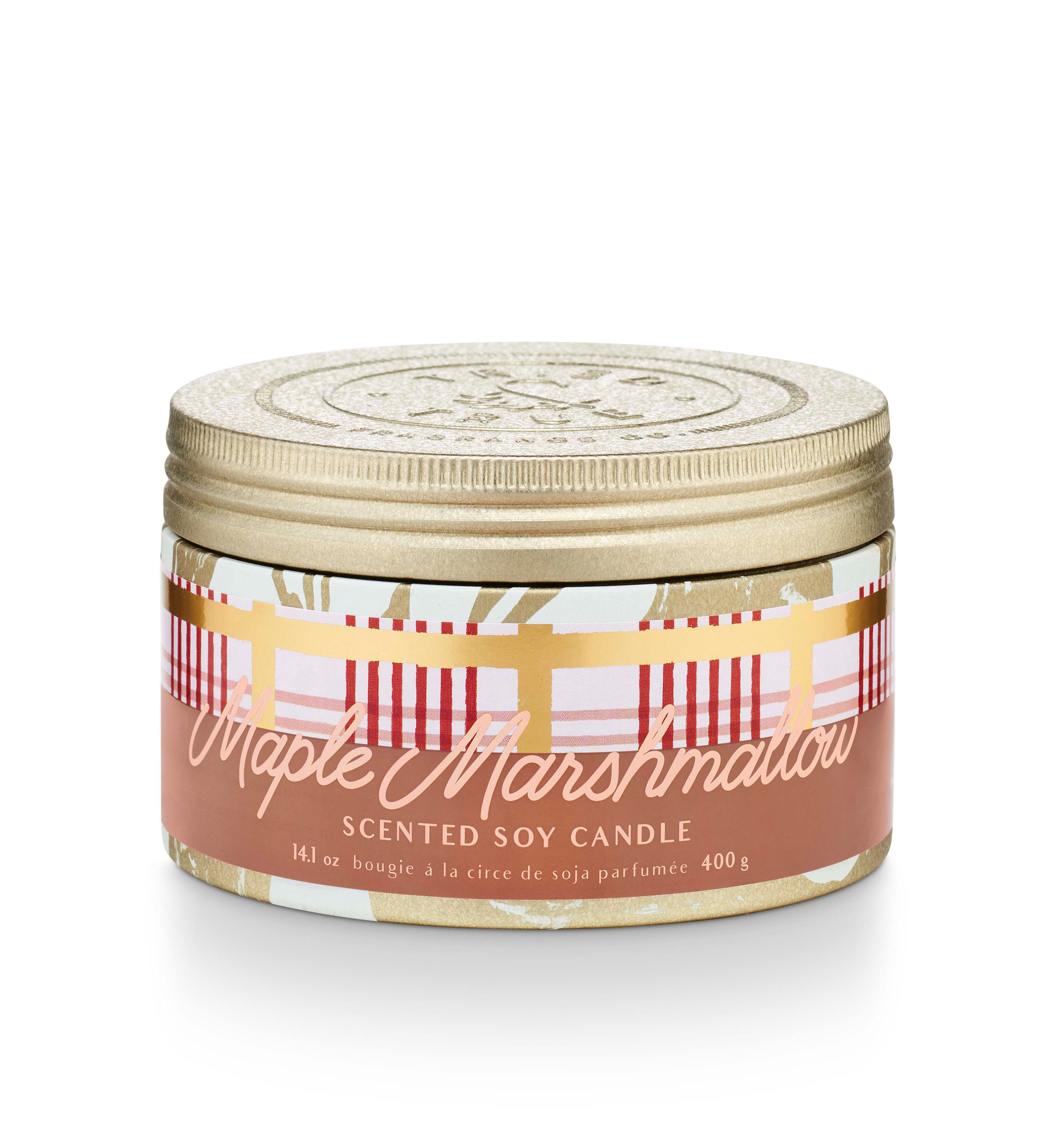 PartyLite - Candela Marshallow Rotonda V04900 - Cera D'Api 140g Per Esterni