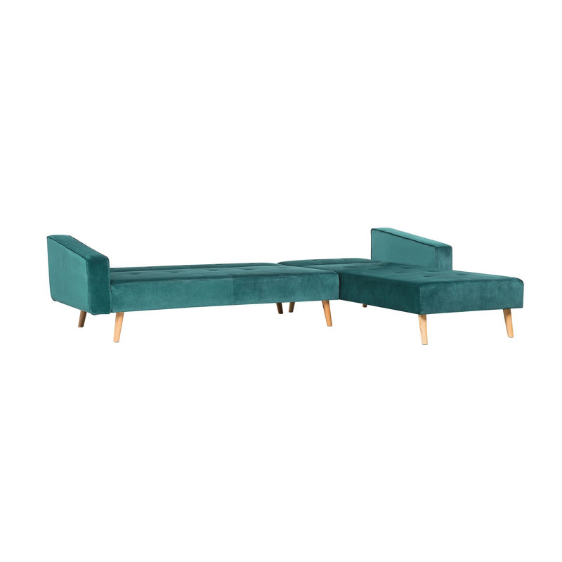 Lukas 4 Seater Sofa Bed, Green