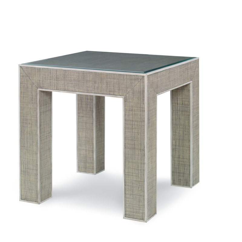 Caribe Glass End Table, Peninsula