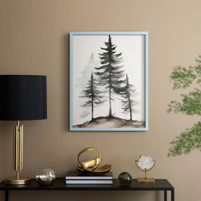«Christmas Holiday Art», série 2-XXI, reproduction encadrée - bois massif