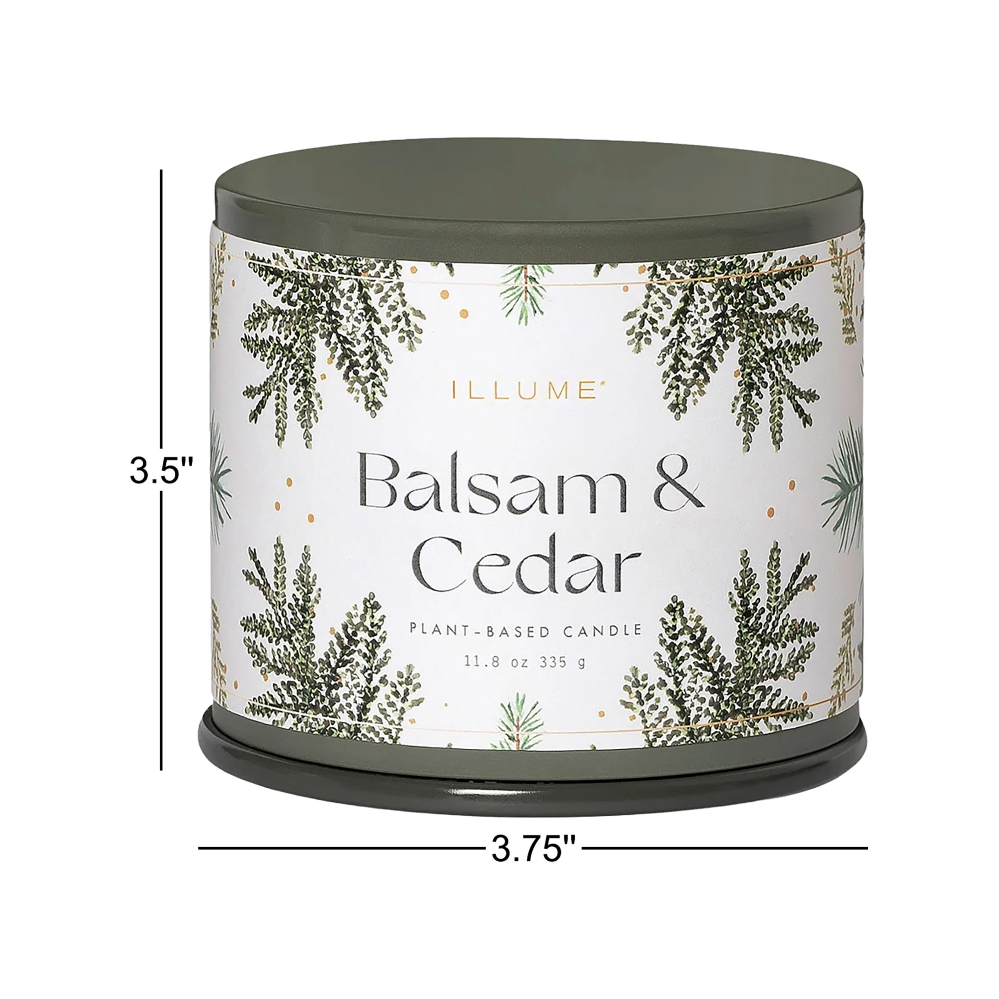 Noble Holiday Balsam & Cedar Candle, Vanity Tin