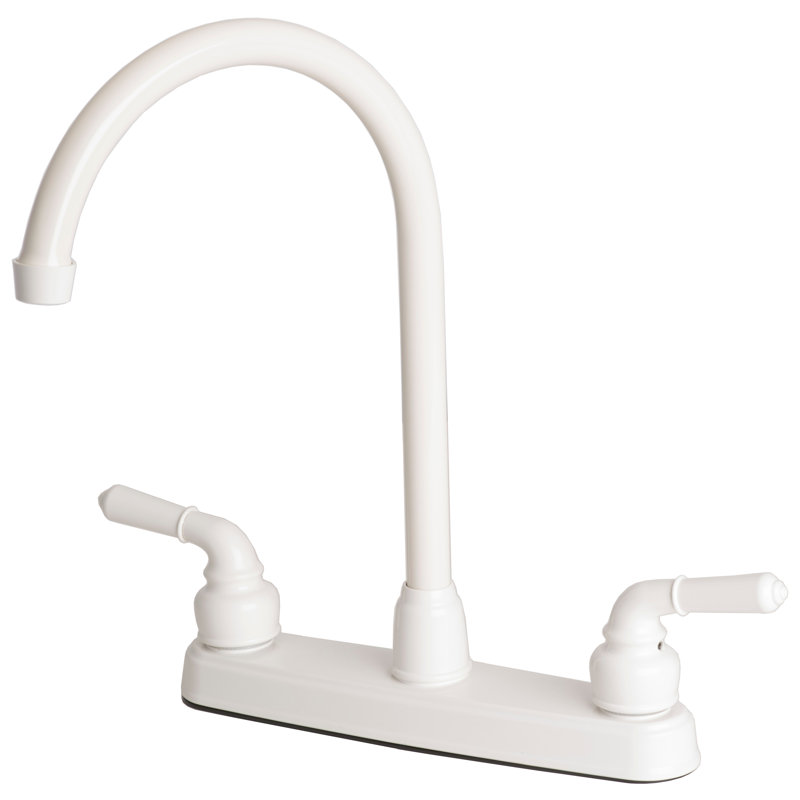 Robinet de cuisine à poignée double RV Mobile, Chrome, Non inclus
