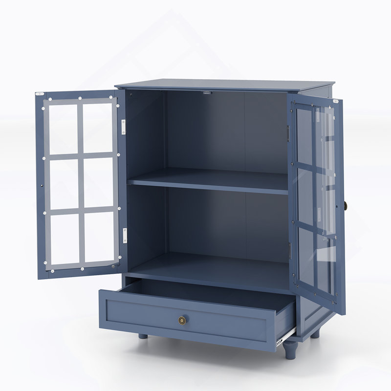 Buffet Minimalist, Bleu
