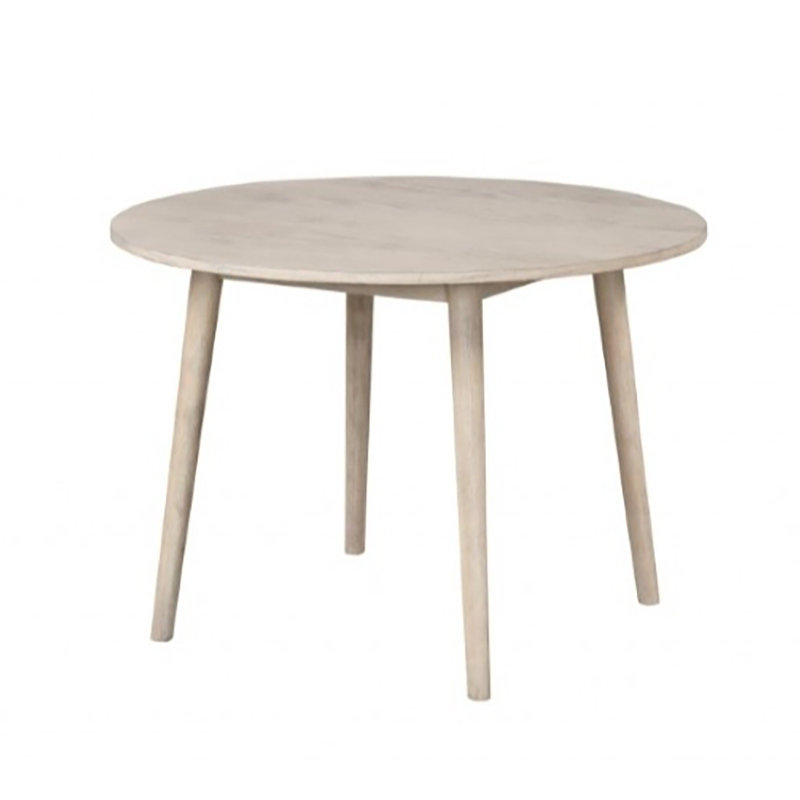 Table de salle à manger ronde Yaiza, Chêne naturel