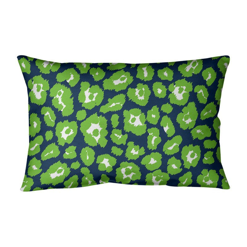 Housse de coussin rectangulaire Seattle football, Noir, Polyester sergé