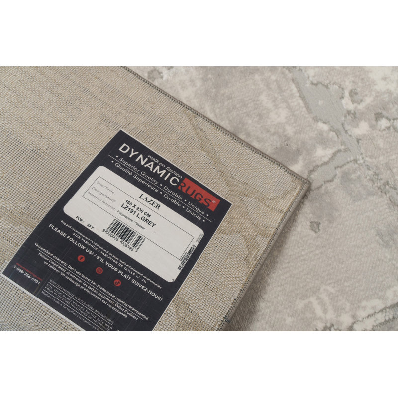 LAZER 12676-190 LT GRIS, Rectangle 6 pi 7 po x 9 pi
