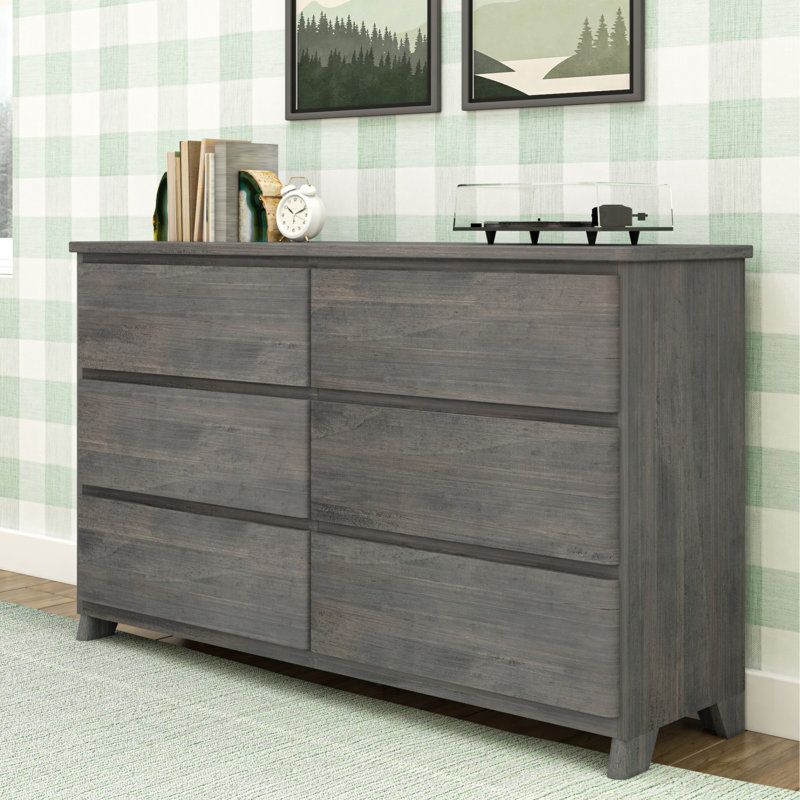 Commode 6 tiroirs Modern Farmhouse, Bois flottant