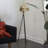 Metal Camera Film Decorative Gold Sculpture with Tripod Stand