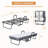 Folding Bed,With Sturdy Metal Bed Frame And 5-inch Thick Luxurious Mattress-1452731292
