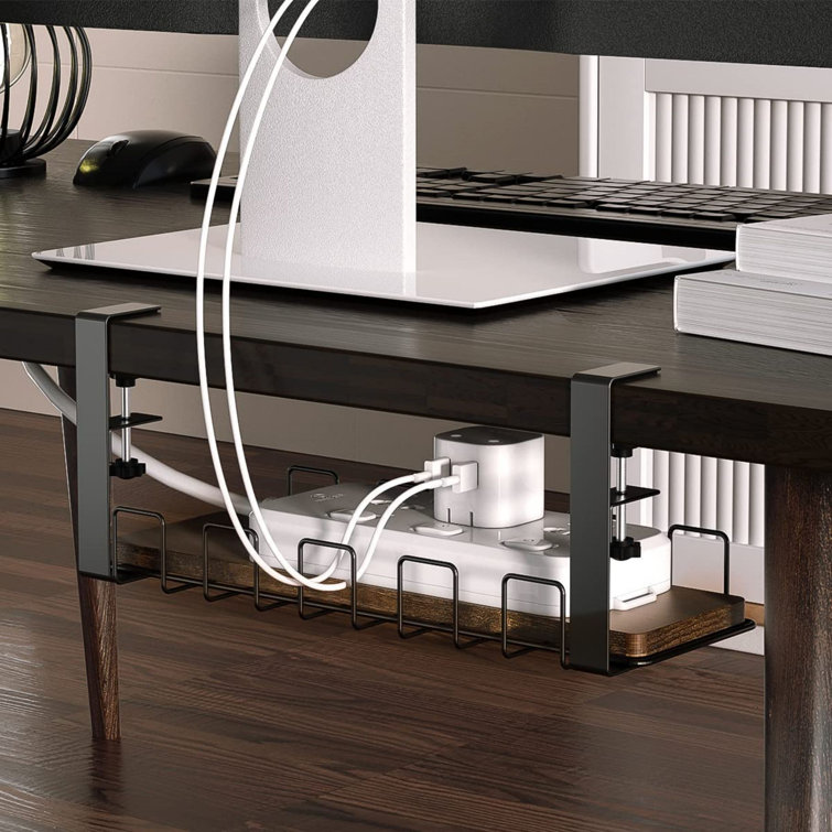 Under-Table Cable Management Wire Basket