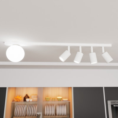 Marlynn Glass Flush Mount