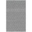 Tapis ivoire / bleu marine en coton tissé à plat Dryden-1616373624
