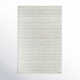 Lavande Checkered Wool Area Rug in Gray/Ivory