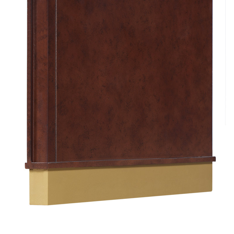 Bureau de coiffeuse classique 3 en 1 avec miroir rabattable Classic - 2 tiroirs et espace de rangement intégré, Espresso