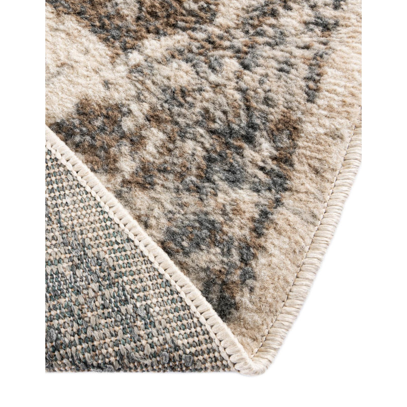 Levi Floral Indoor Rug, Round 8'