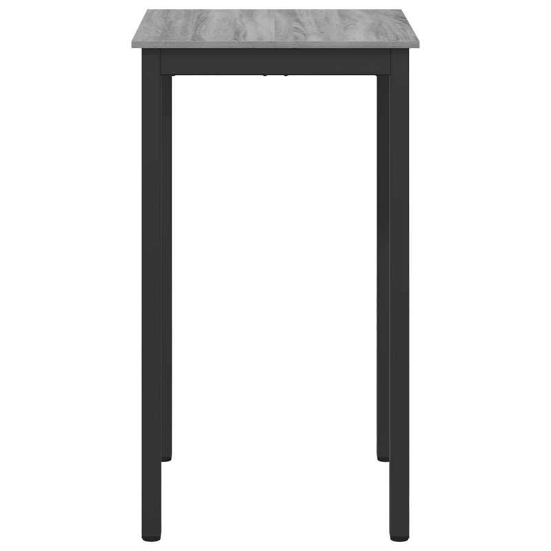 Standing Bar Table Engineered Wood, 105cmH x 60cmL x 60cmW, Grey