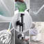 Bidet avec barre de maintien en acier inoxydable-71242957