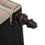 Banc de rangement rembourré avec compartiments de rangement segmentés-436590127-457804616