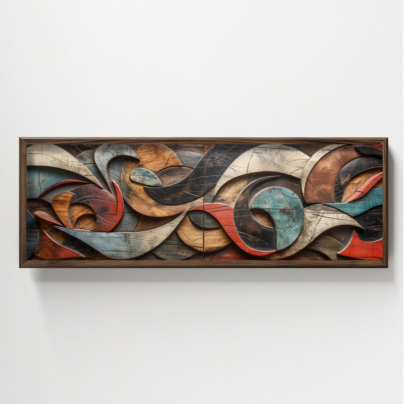 Elegant Decorative Framed MDF Painting, 47.2 x 15.7 x 0.1 inches | 100% MDF with 3 mm Thickness, 100% Spruce Frame | UV Printed Artwork, Perfect for Living Room, Bedroom, or Office Decor, Stylish and Durable
