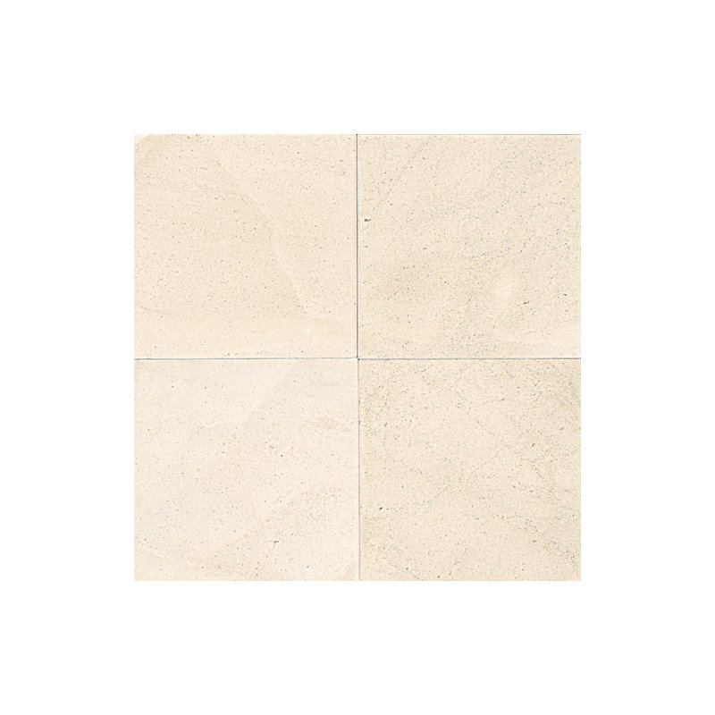 Limestone Collection 18" x 18" Natural Stone Field Tile in Crema Europa
