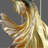 62.99"Large floor-standing gold decorative fish bowl set