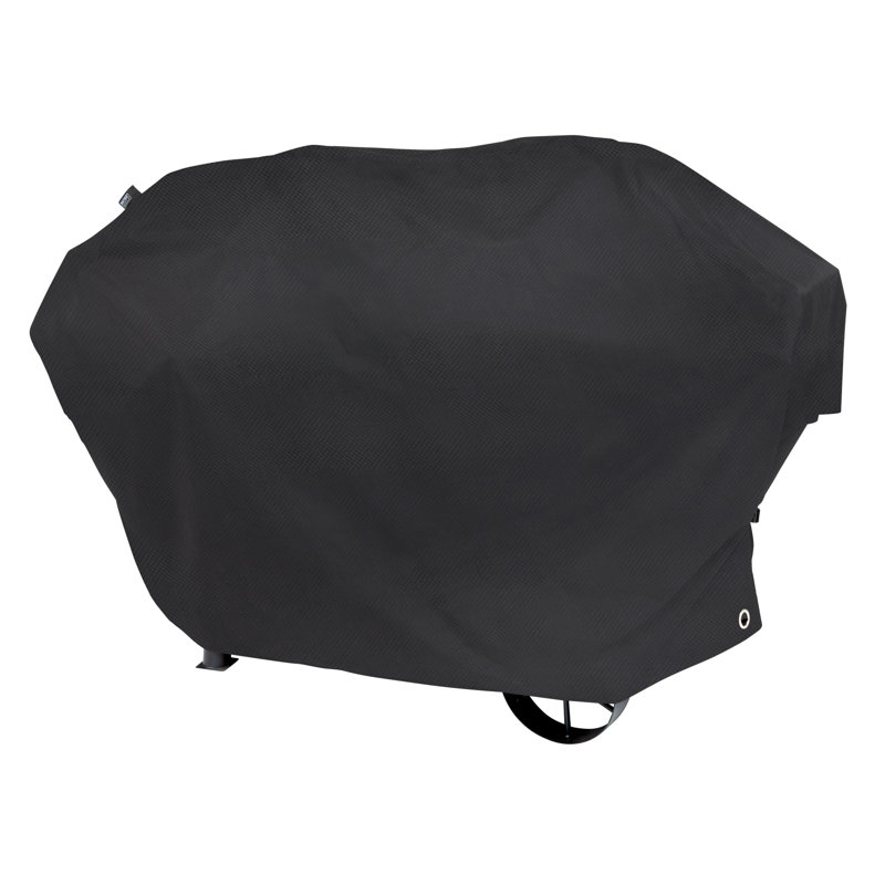 Modern Leisure Black Diamond 48 in. Grill Cover, Waterproof, 48"L x 23"W x 44"H, Black, 44.5" H x 25" W x 73" L