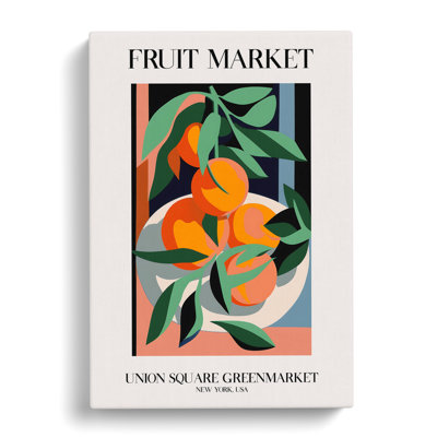 XMKTMKT-645 Union Square Fruit Market Exhibition 3 - Wrapped Canvas Print