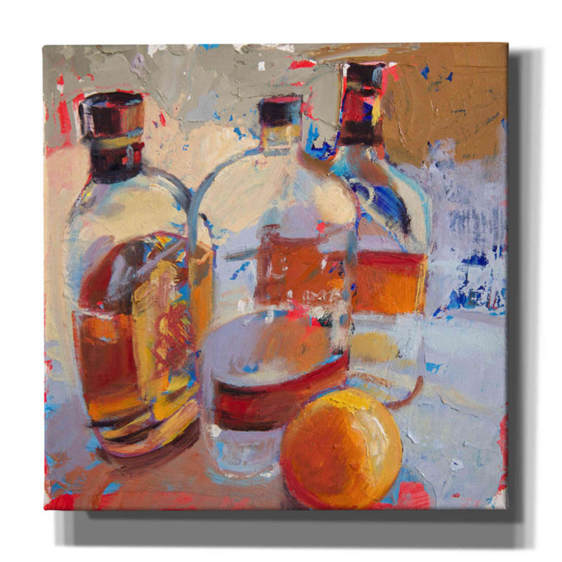 Reproduction sur toile tendue, H 12 po x l 12 po x P 0,75 po
